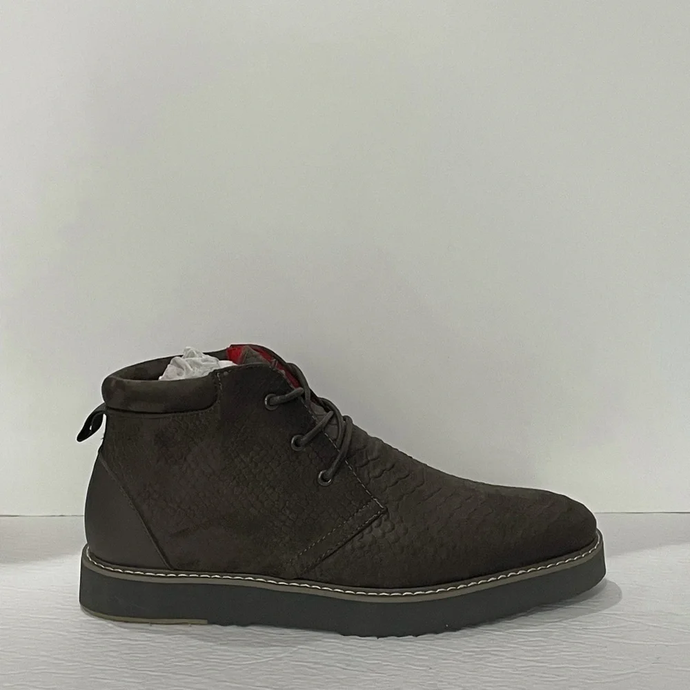 Tayno shoes casual sneakers charcoal Oxford premium fiber thick sole